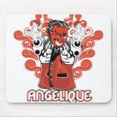 Engelschwarz Mousepad (Vorne)