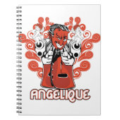 Engelschwarz Notizblock (Vorderseite)