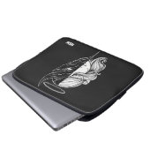 Engelsdämon Laptopschutzhülle (Vorne Knopf)