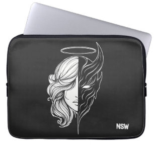 Engelsdämon Laptopschutzhülle
