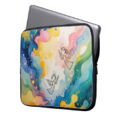 Engelsdesign laptopschutzhülle (Vorderseite Links)