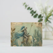 Engelsfisch-Ritter Postkarte (Stehend Vorderseite)