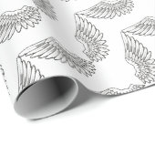 Engelsflügel Geschenkpapier (Rolleneckpunkt)
