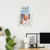 Engelsflügel Lebensfeier Foto Willkommensschild Poster (Heimbüro)