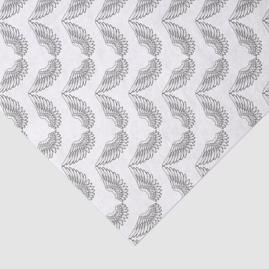 Engelsflügel Seidenpapier (Ausschnitt)