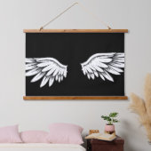 Engelsflügel Wandteppich Mit Holzrahmen (Schlafzimmer)