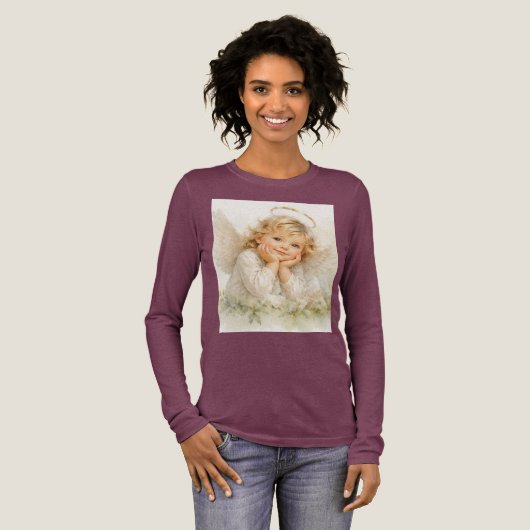 Engelsflüstern - Seraphina Tri-Blend Shirt (Volle Vorderseite)