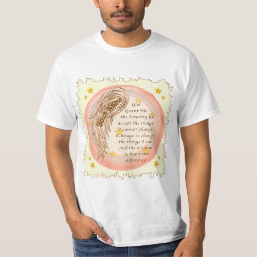 Engelsgebet der Ruhe T-Shirt (Vorderseite)