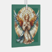 Engelsglasfenster-Reversible Ornament Aus Glas (Vorderseite Rechts)