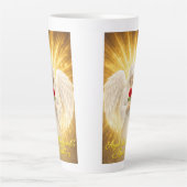 Engelsglaube Goldenes Herz Milchtasse (Vorderseite)