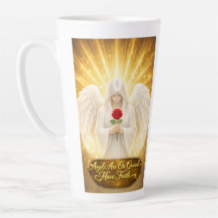 Engelsglaube Goldenes Herz Milchtasse