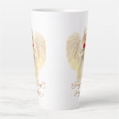 Engelsglaube Goldenes Herz Milchtasse (Vorderseite)