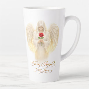 Engelsglaube Goldenes Herz Milchtasse