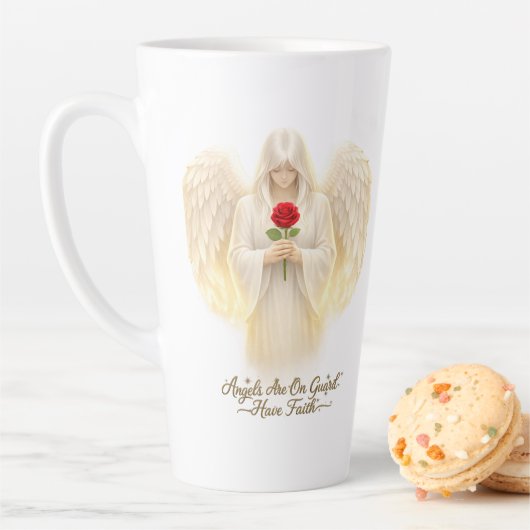 Engelsglaube Goldenes Herz Milchtasse (Beispiel)