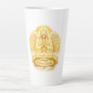 Engelsglaube Goldenes Herz Milchtasse