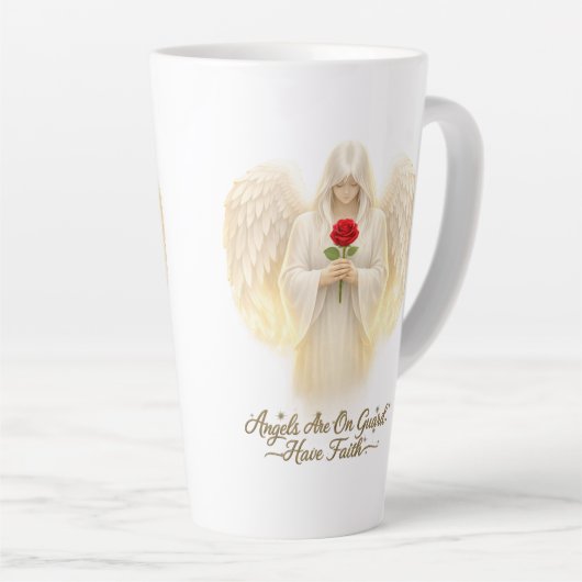 Engelsglaube Goldenes Herz Milchtasse (Rechte Ecke)