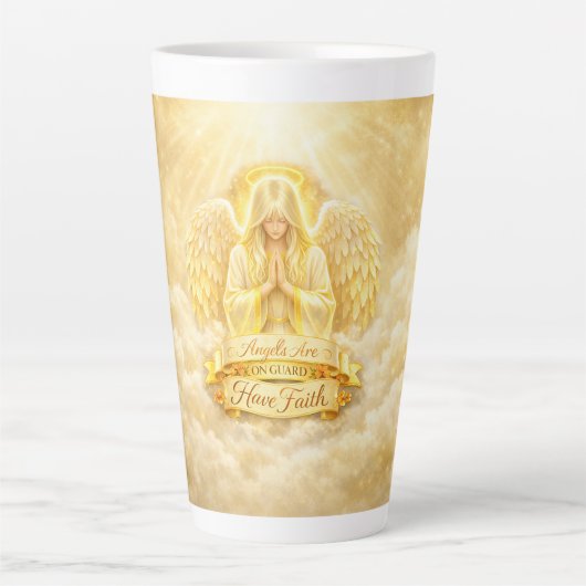 Engelsglaube Goldenes Herz Milchtasse (Vorderseite)
