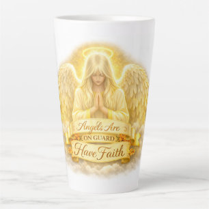 Engelsglaube Goldenes Herz Milchtasse