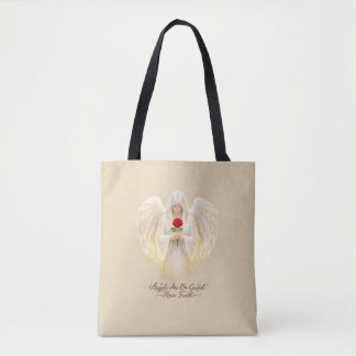 Engelsglaube Goldenes Herz Tasche