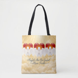 Engelsglaube Goldenes Herz Tasche