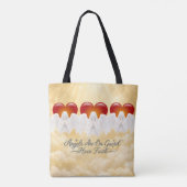 Engelsglaube Goldenes Herz Tasche (Rückseite)