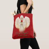Engelsglaube Goldenes Herz Tasche (Von Nahem)