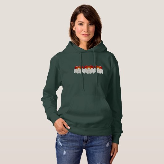 Engelsglaube SilberHerz Hoodie (Vorne ganz)