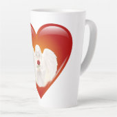 Engelsglaube SilberHerz Milchtasse (Rechte Ecke)