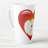 Engelsglaube SilberHerz Milchtasse (Linke Ecke)