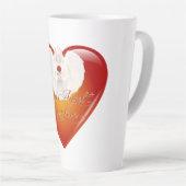 Engelsglaube SilverHeart Latte Tasse (Rechte Ecke)