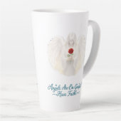 Engelsglaube SilverHeart Latte Tasse (Rechte Ecke)