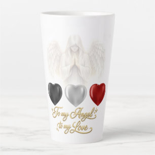 Engelsglaube SilverHeart Latte Tasse