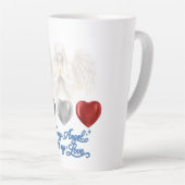 Engelsglaube SilverHeart Latte Tasse (Rechte Ecke)