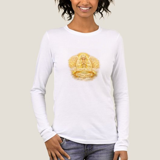 Engelsglaubens-Kollektion Tri-Blend Shirt (Vorderseite)