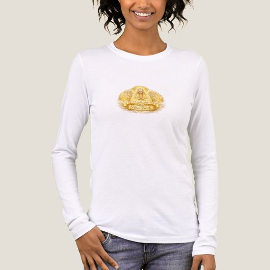 Engelsglaubens-Kollektion Tri-Blend Shirt (Vorderseite)