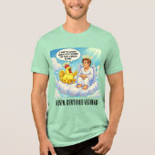 Engelshähnchen im Himmelwitz Tri-Blend Shirt (Vorderseite)