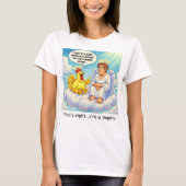 Engelshähnchen-Witz T-Shirt (Vorderseite)