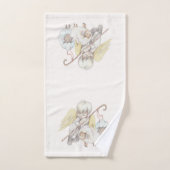 Engelshirte mit Schäfern Ländlich Badhandtuch Set (Handtuch)