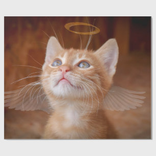 Engelskatzen-Geschenkpapier Geschenkpapier