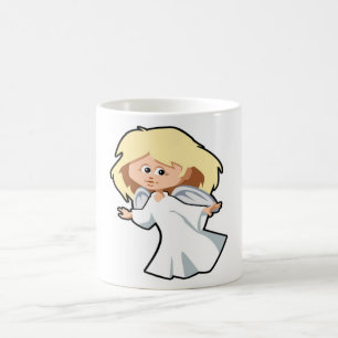 ENGELSKLEINES MÄDCHEN KAFFEETASSE
