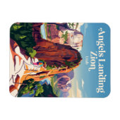 Engelslandung Zion USA Magnet (Horizontal)