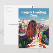 Engelslandung Zion USA Postkarte (Vorne/Hinten)