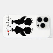 Engelsliebe – Süßes Engel-Paar-Design Case-Mate iPhone Hülle (Rückseite (Horizontal))