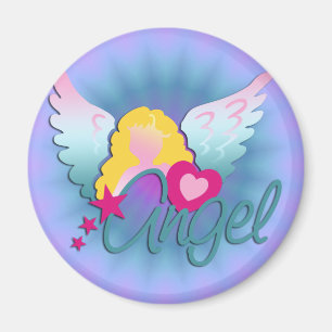 Engelsliebe   violetter Glanz Magnet
