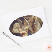 Engelslied Ovaler Aufkleber (Umschlag)