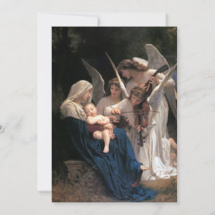 Engelslied von Bouguereau, Weihnachtsfeier Einladung