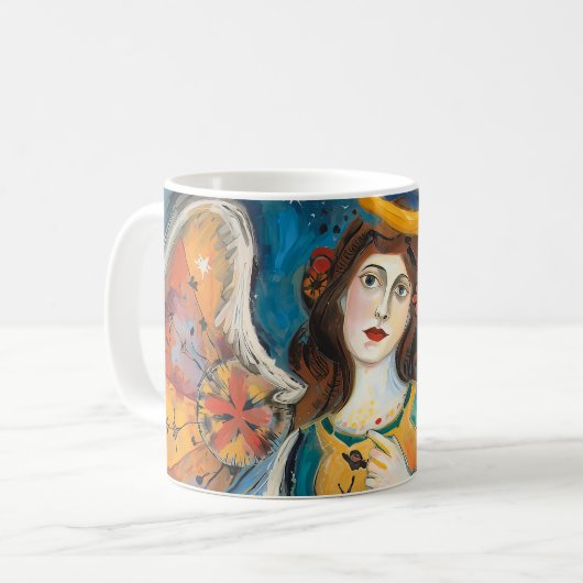 Engelslinie Kaffeetasse (Vorderseite Links)