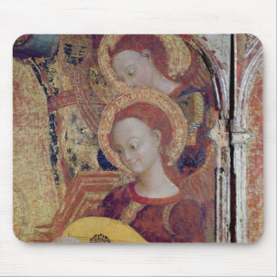 Engelsmusiker von der Malerei der Jungfrau und des Mousepad