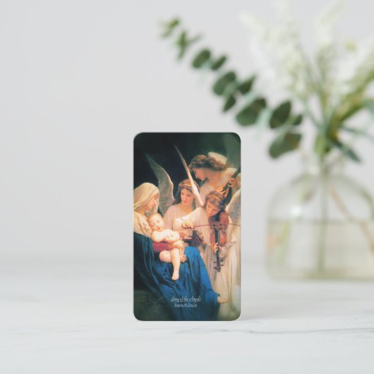 Engelsong mit Muttergebet Begleitkarte (Stehend Vorderseite)