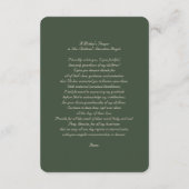 Engelsong mit Muttergebet Begleitkarte (Rückseite)